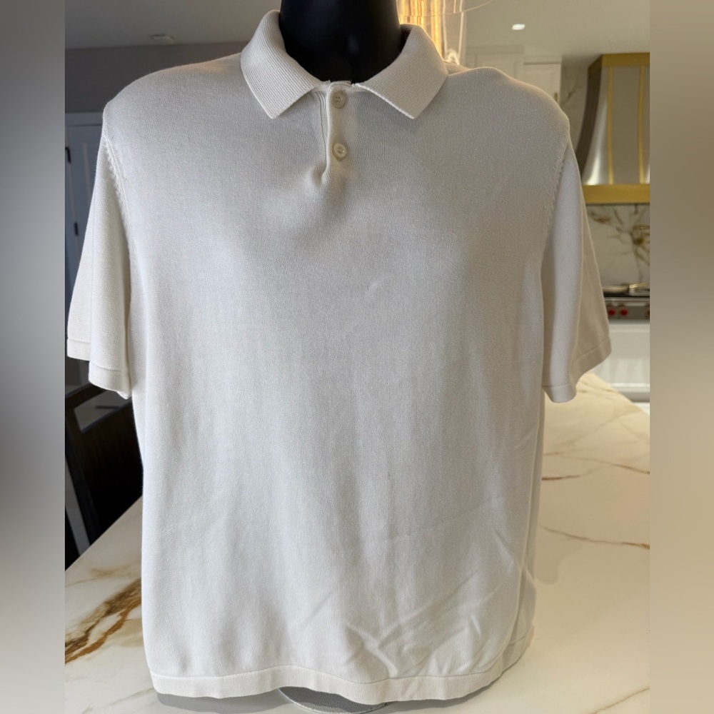Zara Classic White Polo Shirt